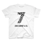 JENCO IMPORT & CO.のJENCO LUCKY Number7_ZEBRA スタンダードTシャツ