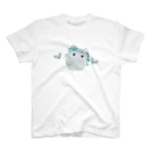 いろはにゃんこ堂の四季猫さん（冬/雪の結晶）（グレー） スタンダードTシャツ