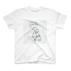 hehehe RecordsのThe Drunk Middle Finger スタンダードTシャツ