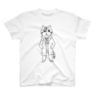 チーター刑事のチーター刑事ラインアート スタンダードTシャツ