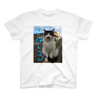 chataro1のミケ猫一族  さばしろ スタンダードTシャツ