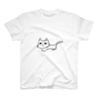 アサの思い出共有どころのネコのTシャツ スタンダードTシャツ