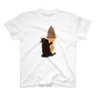 元祖ふとねこ堂のソフトクリームどうぞ Regular Fit T-Shirt
