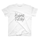 A2kiiiiのKIDS BASE RECORD【白】 スタンダードTシャツ