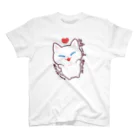 野良猫みーくんのどこでもほめほめみーくん スタンダードTシャツ