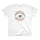 わんらぶのふんわりわんこ(白) Regular Fit T-Shirt