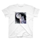 どるちぇ＊うさぎの1月《Moonシリーズ》＊Wolf Moon＊ スタンダードTシャツ