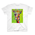 13's SHOPのgiraffe キリン Regular Fit T-Shirt