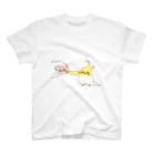 はなのすみれのほっぺのびのびインコちゃん スタンダードTシャツ