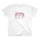 NAMEKUJIのピンク髪の六本足モンスター スタンダードTシャツ