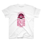 うぉーるのとこのREAL EYES REALIZE REAL LIES (PINK ver.) スタンダードTシャツ