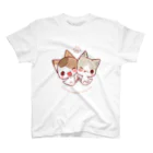 aska/ねこのかんづめのみけ＆ぽち スタンダードTシャツ