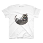 gogocats-shopのグレー猫 Regular Fit T-Shirt