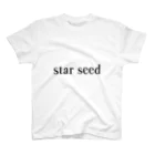 starseedのシンプル　star seed デザイン スタンダードTシャツ