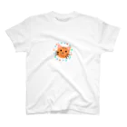 ニッコリ堂のごきげん猫ちゃん スタンダードTシャツ