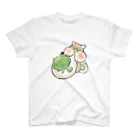 edmayu Creationのしばいぬずんだ餅【MOCHI ANIMALS】 スタンダードTシャツ