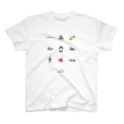 shiga-illust-sozai-goodsの滋賀名物つめあわせ〈滋賀イラスト素材〉 スタンダードTシャツ