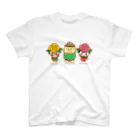 エツコロジーのばららちゃんとおじゃもんくん スタンダードTシャツ