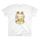 トンガリゴートの招き猫-白- スタンダードTシャツ