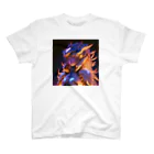 トリトリAIART⬣HEXA公認アンバサダー☁「cyberpunk girl」のcyberpunk girl ヨルムンガルド スタンダードTシャツ