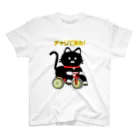 まこねこのチャリで来たリリ太郎 Regular Fit T-Shirt