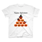 Reve de Roseの【ハロウィン】 カボチャ★ピラミッド Regular Fit T-Shirt