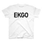 EIKO!GO!!オフィシャルショップのEKGO シンプルロゴ ブラック スタンダードTシャツ