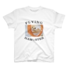sigh21のFlying Hamster(白) T-Shirt