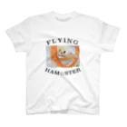 sigh21のFlying Hamster(白) スタンダードTシャツ