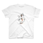 横山　ぐぐのyojiyoji三毛猫 スタンダードTシャツ