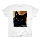 shineのI love cat 黒猫 スタンダードTシャツ