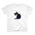 花猫の黒猫さん スタンダードTシャツ