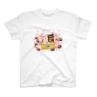 nya-mew（ニャーミュー）のチョコよりカワイイ#2 スタンダードTシャツ