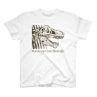 HelicoprionDesign（ヘリコプリオン デザイン）のTyrannosaurusRexBROWN Regular Fit T-Shirt