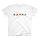 ちょこぺんの淡い色のペンちゃんズ スタンダードTシャツ