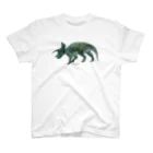 segasworksのTriceratops prorsus(トリケラトプス ・プロルスス)着彩画 Regular Fit T-Shirt