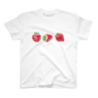 ピヨデザインのいちごみっつ スタンダードTシャツ