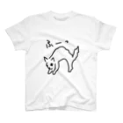 ののの猫屋敷の【ふぅ】 スタンダードTシャツ