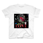 manamjのLOVE Regular Fit T-Shirt