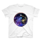 Ripples沖縄レジンアートの宇宙玉レジン スタンダードTシャツ