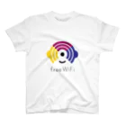 Free-WiFiのFree WiFi ロゴ グッズ（薄地） Regular Fit T-Shirt