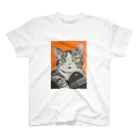 atelier-meicoの猫とギター Regular Fit T-Shirt