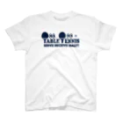 sports_tower スポーツタワーの卓球・テーブルテニス・目玉・ピンポン・チームTシャツ・ダブルス・クラブTシャツ・かわいい・シンプル・かっこいい・アイテム・グッズ・デザイン・スポーツ・table tennis・ping pong Regular Fit T-Shirt
