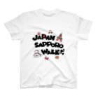 JAPAN SAPPORO WALKのJAPAN SAPPORO WALK ロゴ グッズ スタンダードTシャツ