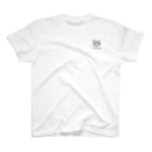 ポポのオフィシャルグッズショップ(SUZURI支店)のモカのワンポイントイラストTシャツ スタンダードTシャツ