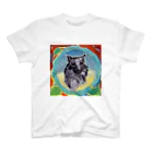 Yossy's Item Factoryの絵画風の犬 Regular Fit T-Shirt