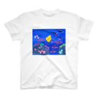 kammosquitoのカムくんのお魚グラス スタンダードTシャツ