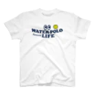 sports_tower スポーツタワーの水球・目玉・すいきゅう・WATER POLO・デザイン・Tシャツ・かっこいい・かわいい・男子・女子・ボール・スポーツ・巻き足・ハンドリング・出足・ドリブル・リターン・ワンタッチシュート・チームワーク Regular Fit T-Shirt