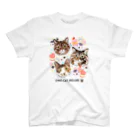 猫のイラスト屋さんのmiina siina anzu スタンダードTシャツ