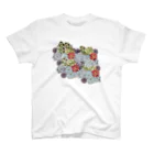 Art na plantsのKeep smiling スタンダードTシャツ